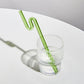 Frendorf | GlassLuxe Twist Glasstrohhalm Set | Bunte Trinkhalme | Nachhaltig & Wiederverwendbar | Für Cocktails & Smoothies