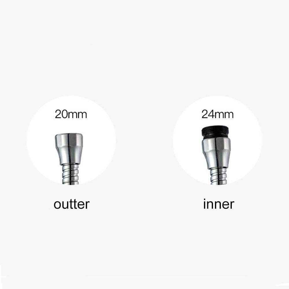 Frendorf | 360 Grad drehbarer wassersparender Wasserhahnkopf