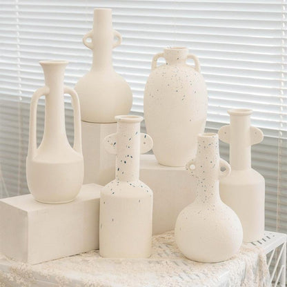 Frendorf | VaseLuxe Designer Vase | Elegantes Finish | Matte & Gesprenkelte Varianten | Stilvolle Dekoration