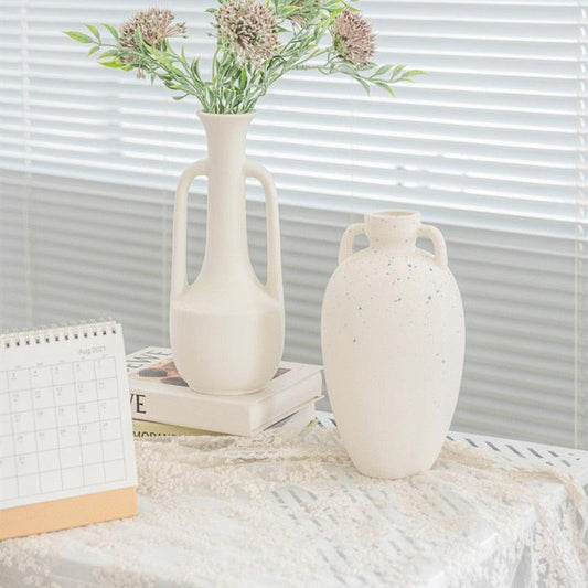 Frendorf | VaseLuxe Designer Vase | Elegantes Finish | Matte & Gesprenkelte Varianten | Stilvolle Dekoration
