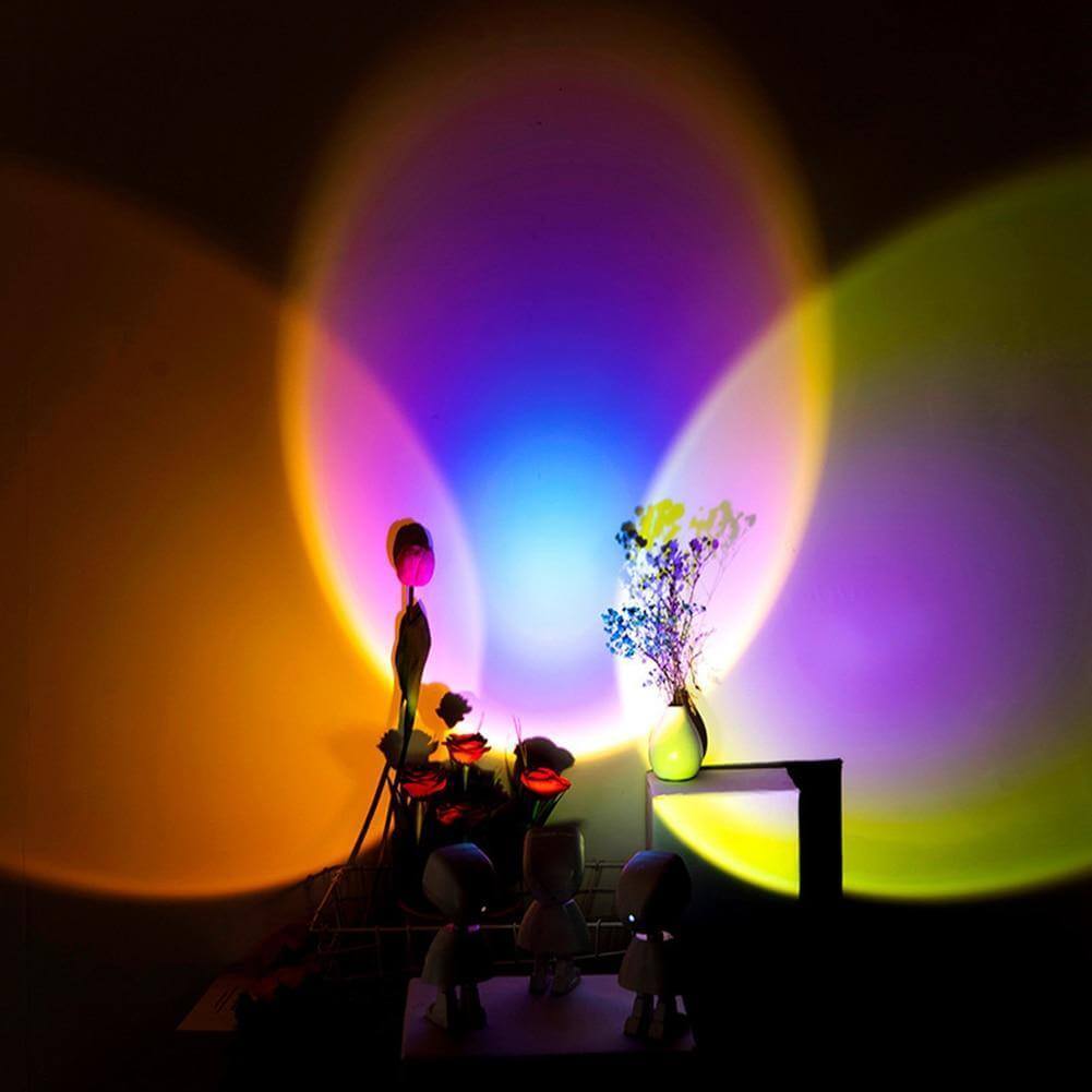 Atmosphärische Sonnenuntergang Roboterlampe LED