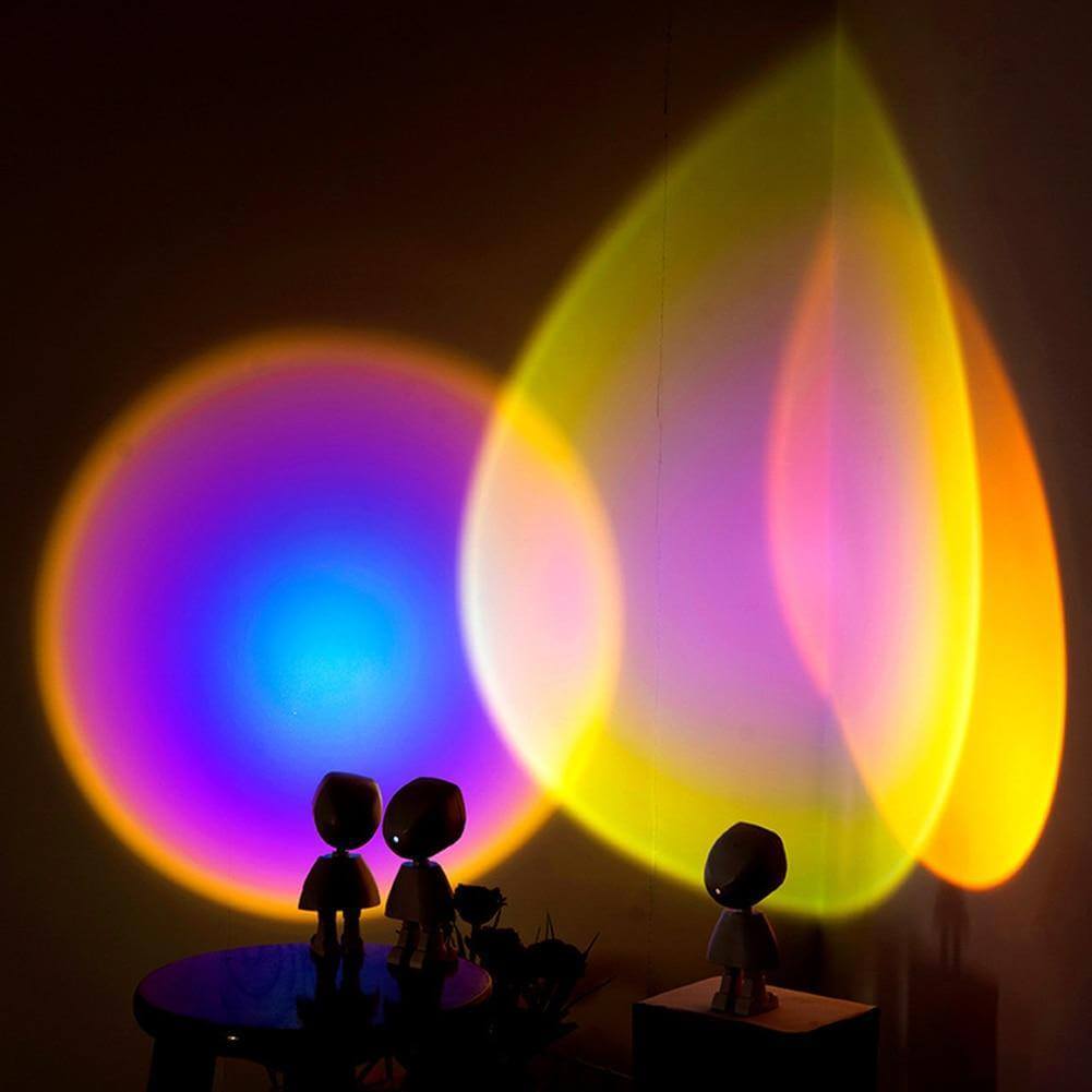 Atmosphärische Sonnenuntergang Roboterlampe LED