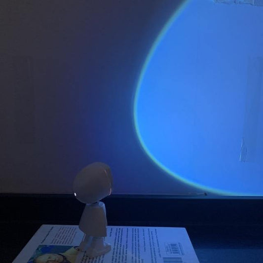Atmosphärische Sonnenuntergang Roboterlampe LED