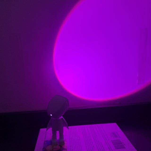 Atmosphärische Sonnenuntergang Roboterlampe LED