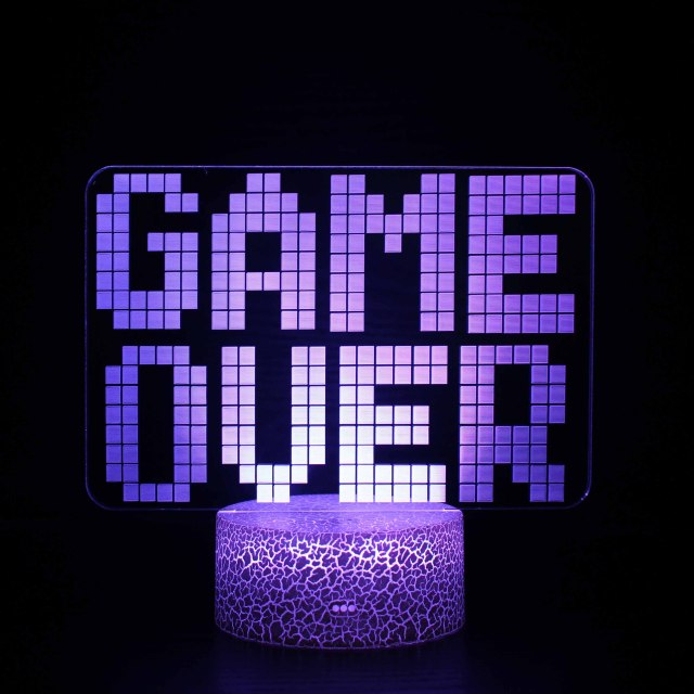 Frendorf | GlowGaming 3D LED Lampe | RGB Gaming Dekoration | Stimmungslampe für Spielzimmer & Zuhause