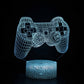 Frendorf | GlowGaming 3D LED Lampe | RGB Gaming Dekoration | Stimmungslampe für Spielzimmer & Zuhause