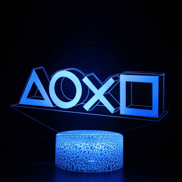 Frendorf | GlowGaming 3D LED Lampe | RGB Gaming Dekoration | Stimmungslampe für Spielzimmer & Zuhause