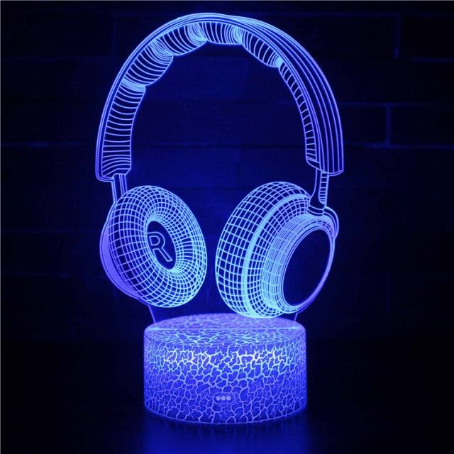 Frendorf | GlowGaming 3D LED Lampe | RGB Gaming Dekoration | Stimmungslampe für Spielzimmer & Zuhause