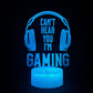 Frendorf | GlowGaming 3D LED Lampe | RGB Gaming Dekoration | Stimmungslampe für Spielzimmer & Zuhause
