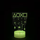 Frendorf | GlowGaming 3D LED Lampe | RGB Gaming Dekoration | Stimmungslampe für Spielzimmer & Zuhause