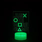 Frendorf | GlowGaming 3D LED Lampe | RGB Gaming Dekoration | Stimmungslampe für Spielzimmer & Zuhause