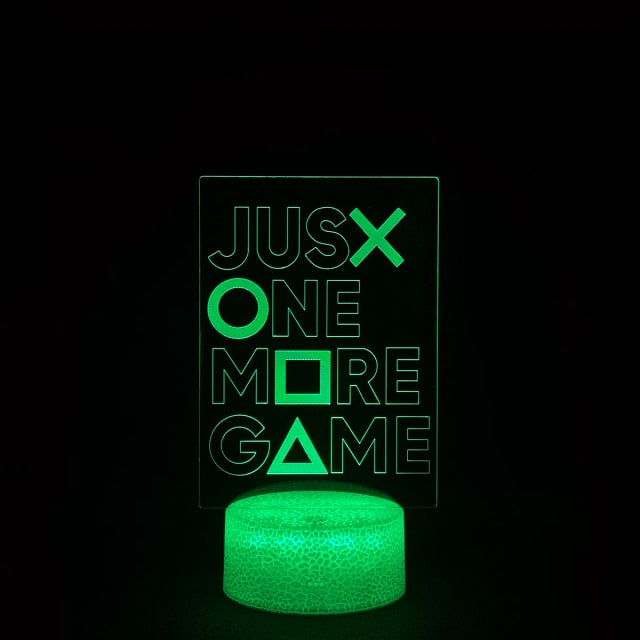 Frendorf | GlowGaming 3D LED Lampe | RGB Gaming Dekoration | Stimmungslampe für Spielzimmer & Zuhause