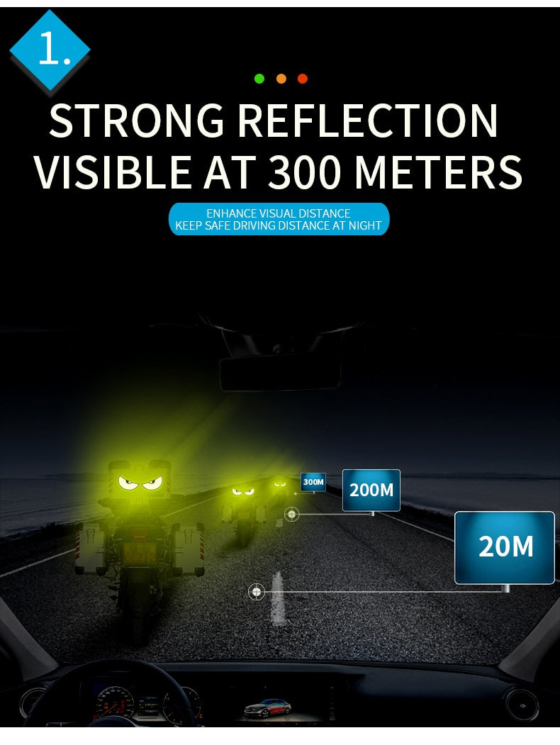 Frendorf | Luminous Eyes Reflexions Auto Aufkleber