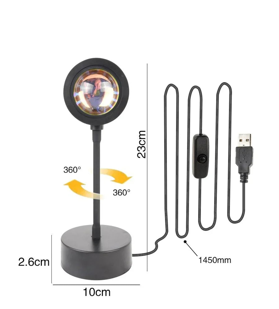 Frendorf | Sunset Lampe mit 4 Farben - GlowSphere