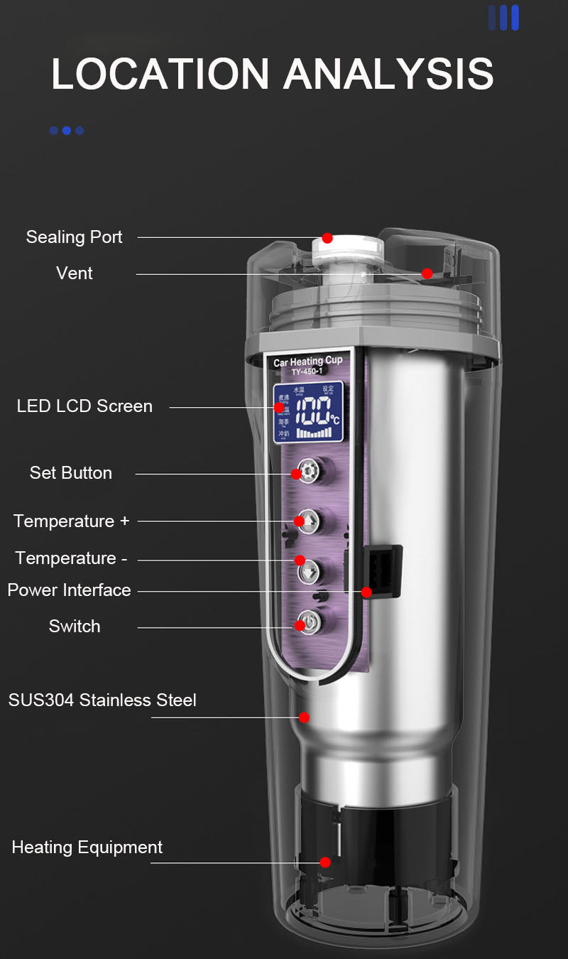Frendorf | Smart Heating Digital Auto Thermos