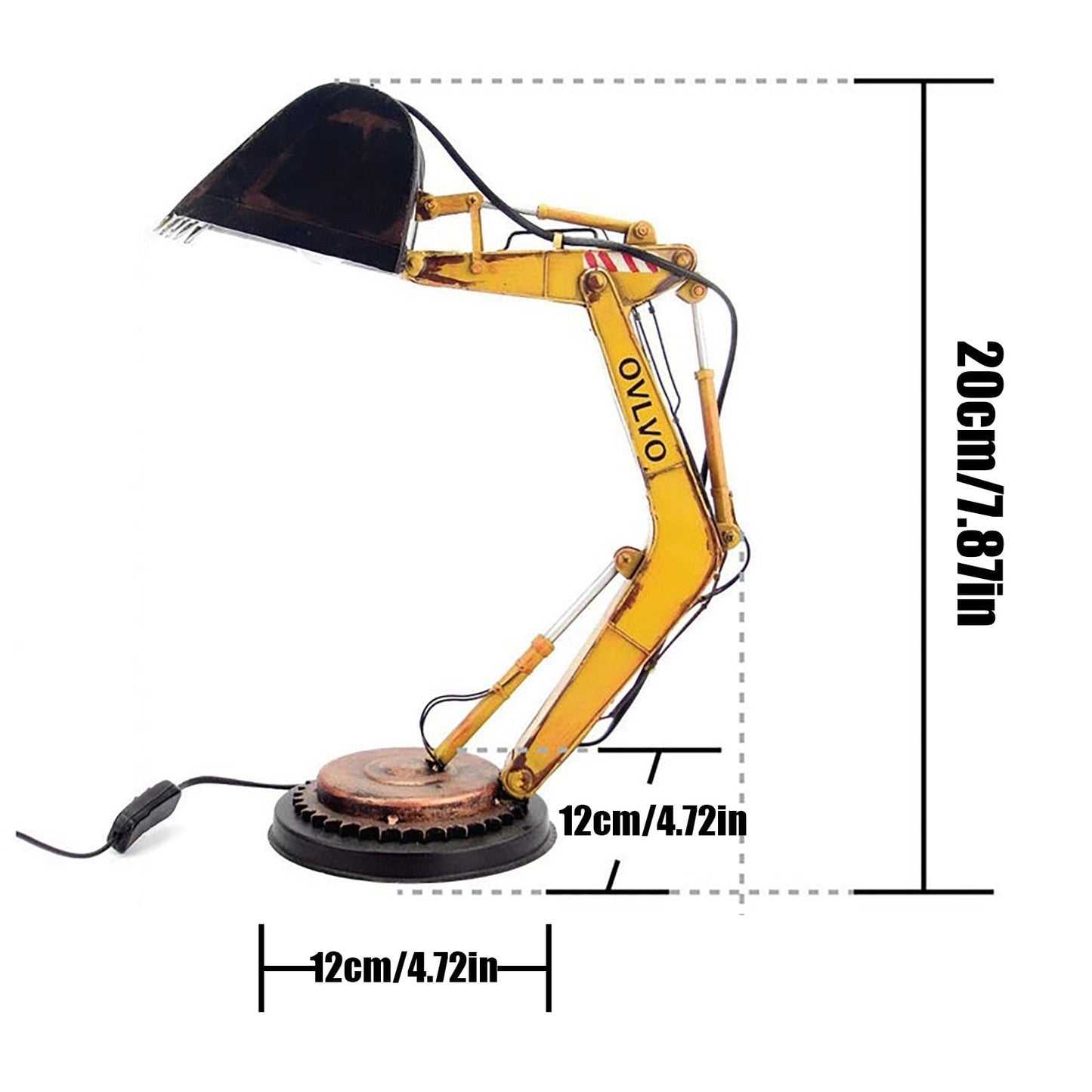 Einzigartige Bagger Tischlampe