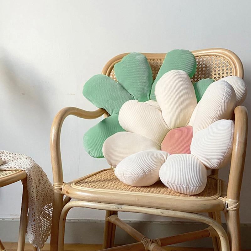 Frendorf | BlossomCushion Blumenförmiges Dekokissen | Weich & Bequem | Perfekt für Wohn- und Schlafzimmer