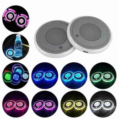 Frendorf | Auto LED Becherhalter Untersetzer