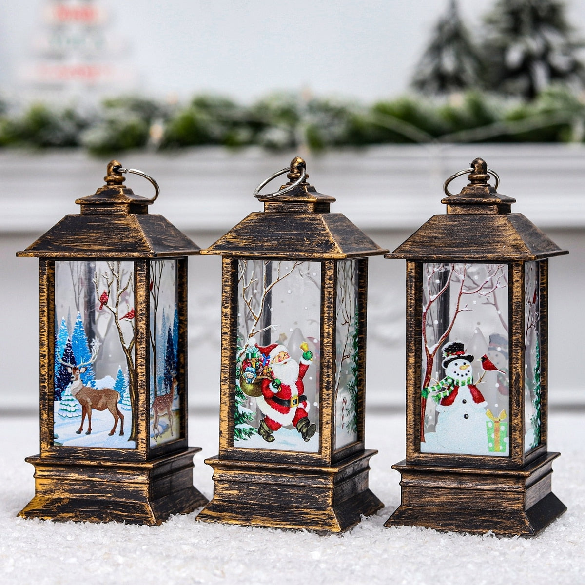 Frendorf | FrostLume Weihnachtslaterne | LED Schneemann Deko | Festliche Stimmung | Perfekt für Weihnachten