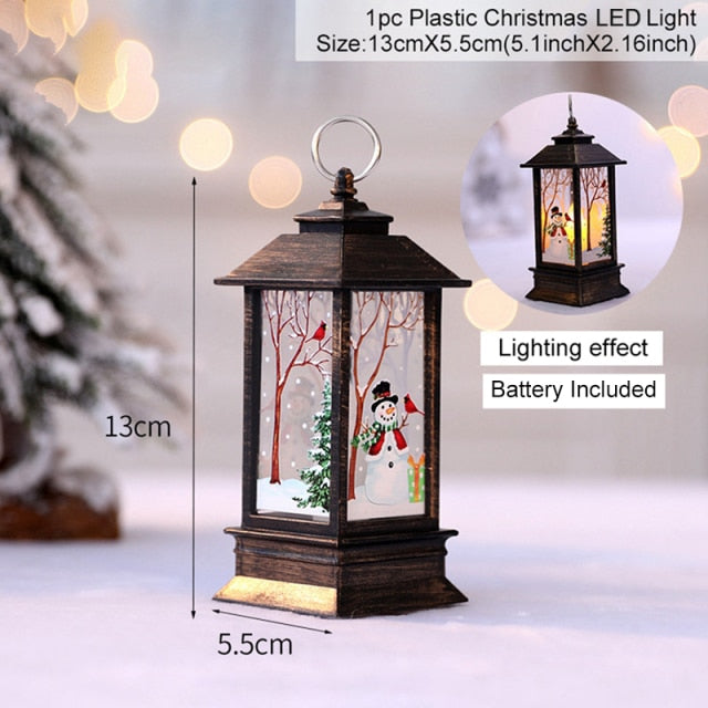 Frendorf | FrostLume Weihnachtslaterne | LED Schneemann Deko | Festliche Stimmung | Perfekt für Weihnachten