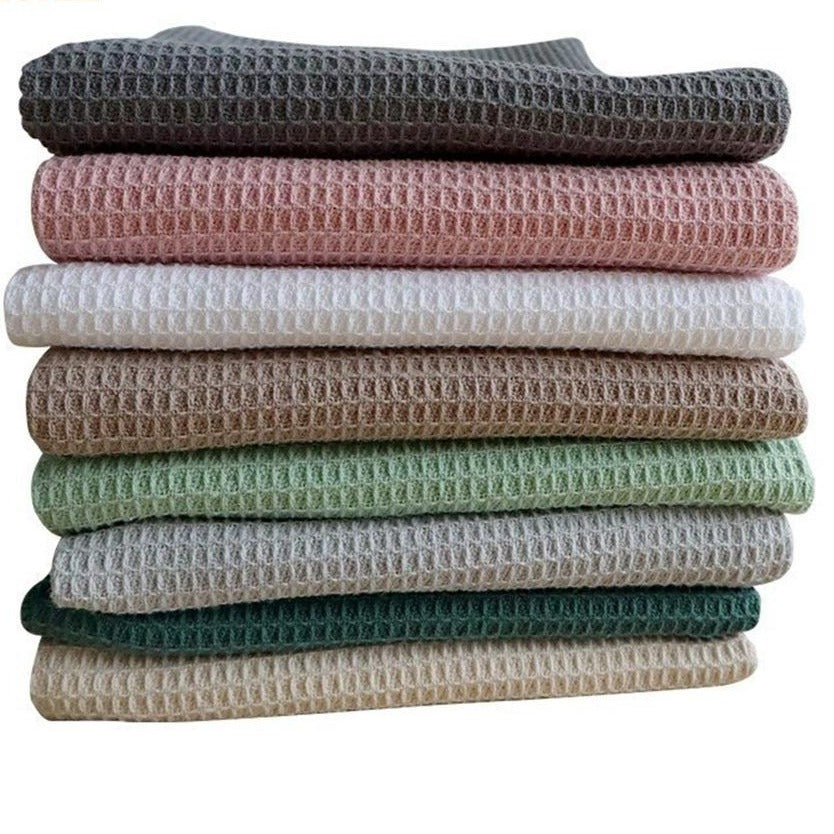 Waffelgewebe Baumwolle Küchentuch Set (Set von 2)