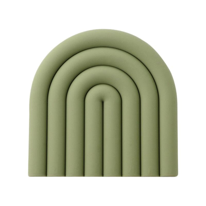 Frendorf | Silicora Bunte Silikon Untersetzer | Rutschfest & Hitzebeständig | 6er-Set | Für Getränke, Tassen & Gläser