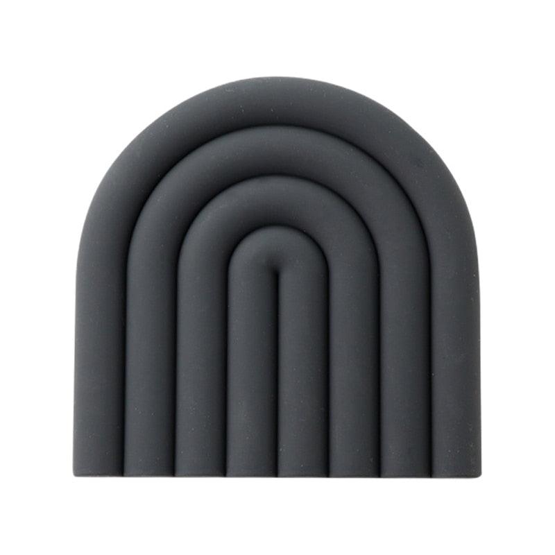 Frendorf | Silicora Bunte Silikon Untersetzer | Rutschfest & Hitzebeständig | 6er-Set | Für Getränke, Tassen & Gläser