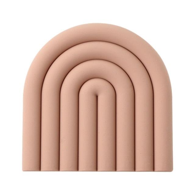 Frendorf | Silicora Bunte Silikon Untersetzer | Rutschfest & Hitzebeständig | 6er-Set | Für Getränke, Tassen & Gläser