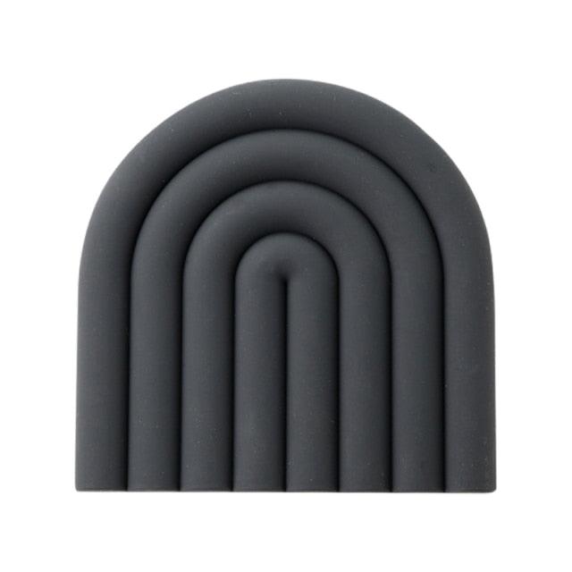 Frendorf | Silicora Bunte Silikon Untersetzer | Rutschfest & Hitzebeständig | 6er-Set | Für Getränke, Tassen & Gläser