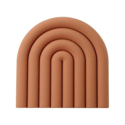 Frendorf | Silicora Bunte Silikon Untersetzer | Rutschfest & Hitzebeständig | 6er-Set | Für Getränke, Tassen & Gläser