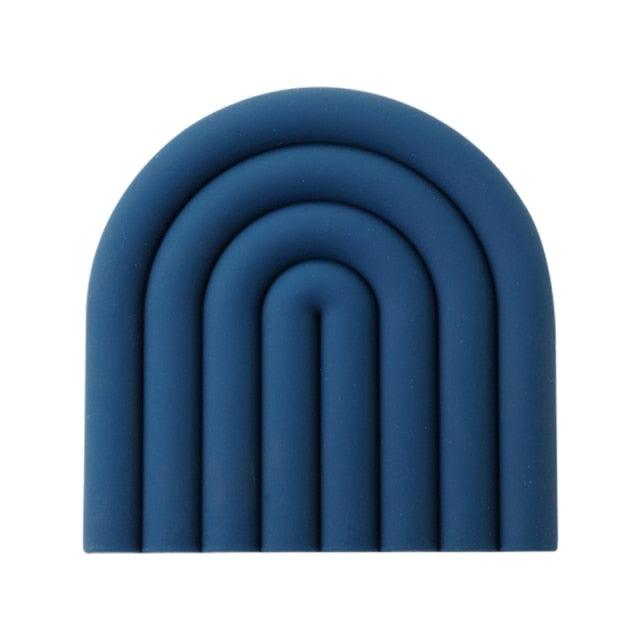 Frendorf | Silicora Bunte Silikon Untersetzer | Rutschfest & Hitzebeständig | 6er-Set | Für Getränke, Tassen & Gläser