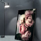 Frendorf | Blossomiq Pink Rose Leinwanddruck | Elegante Blütenkunst | Wanddeko für Zuhause