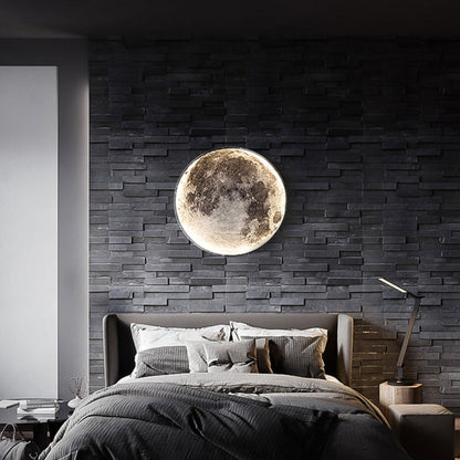 3D LED Mond oder Erde Decken- oder Wandlampe (3 Stile) 24CM-80CM