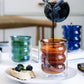 Frendorf | BubbleMug Doppelwandige Isolier-Glas-Tasse | Hitzebeständig | Elegantes Design | Perfekt für heiße & kalte Getränke