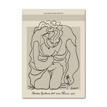 Henri Matisse Picasso Abstrakte Leinwand