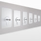 Frendorf | 10 Stück Schwerlast Punch-Free Transparente Klebehaken