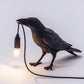 RoyaleGlow Nordic Crow Bird Lamp - Einzigartige Wandlampe