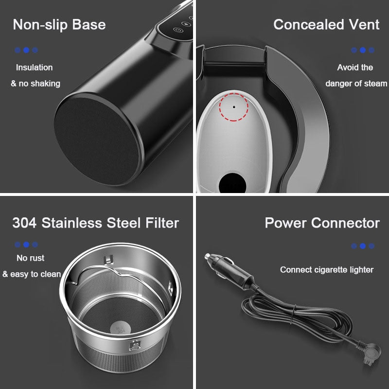 Frendorf | Smart Heating Digital Auto Thermos