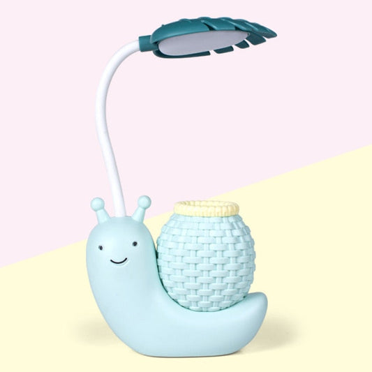 Schnecke Stifthalter Tischlampe Kinder