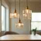 Frendorf | Aurivelle Moderne Retro-Hängeleuchte aus Glas | Elegantes Design | Dimmbar | Perfekte Beleuchtung für Esszimmer & Wohnzimmer