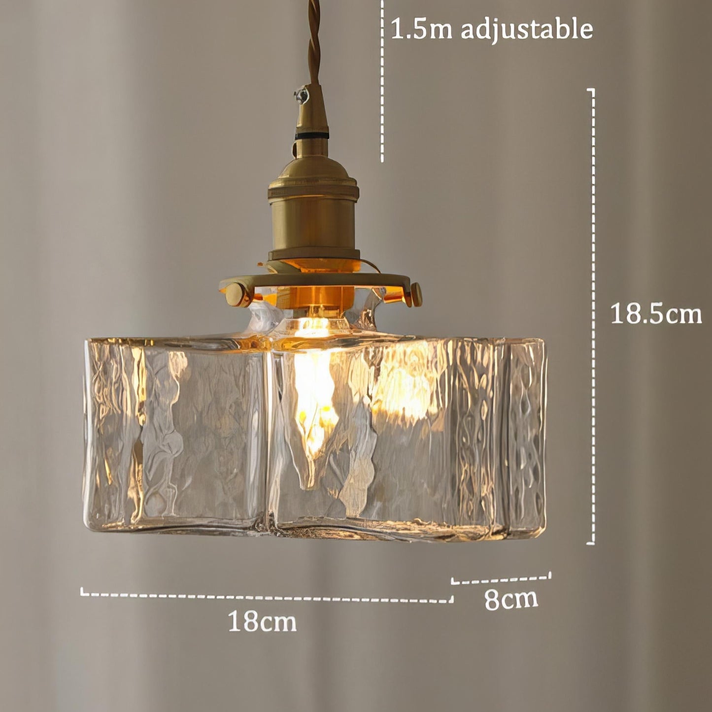 Frendorf | Aurivelle Moderne Retro-Hängeleuchte aus Glas | Elegantes Design | Dimmbar | Perfekte Beleuchtung für Esszimmer & Wohnzimmer