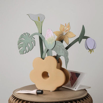 Frendorf | TropicBloom - Exotisches Papierblumenarrangement | Tropisches Dekor | Nachhaltige Eleganz