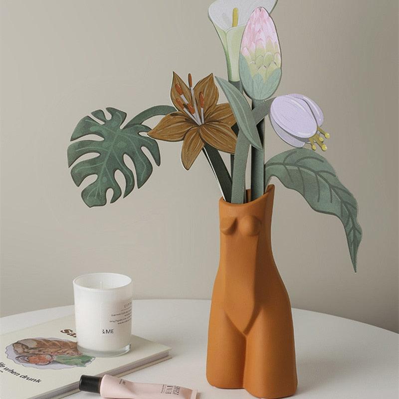 Frendorf | TropicBloom - Exotisches Papierblumenarrangement | Tropisches Dekor | Nachhaltige Eleganz