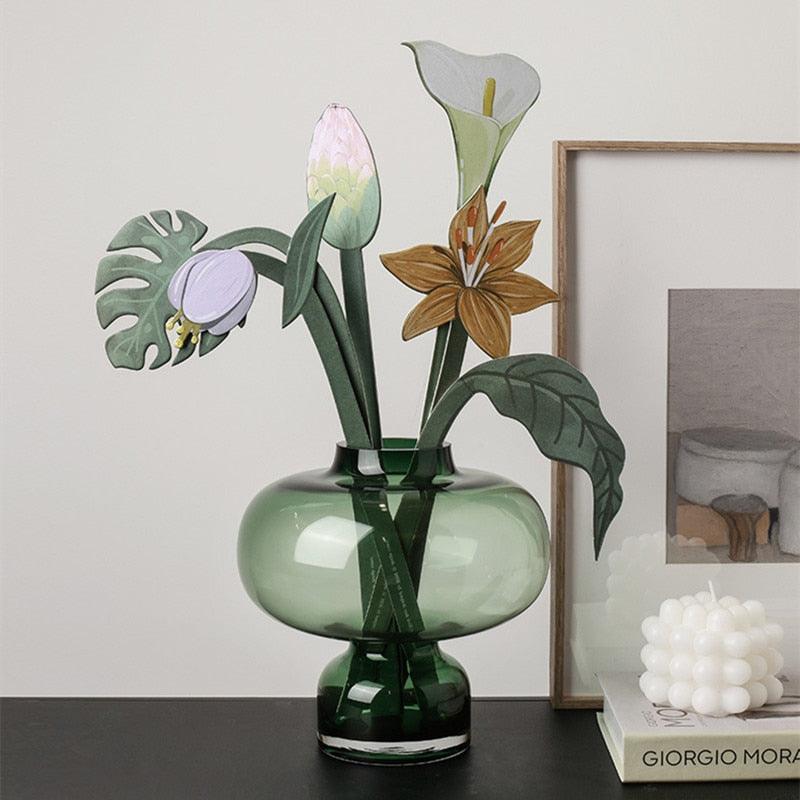 Frendorf | TropicBloom - Exotisches Papierblumenarrangement | Tropisches Dekor | Nachhaltige Eleganz