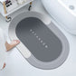 Frendorf | AquaSoothe Moderner Saugfähiger Badezimmerteppich | Rutschfest | Ultra Weich & Wasserabsorbierend | Teppich für Bad & Dusche