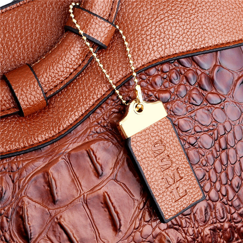 Frendorf | Leder-Krokodiltasche – mit handgefertigten Details