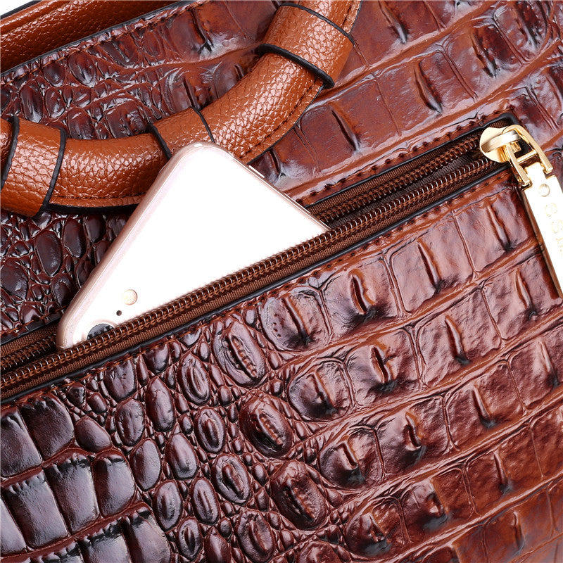 Frendorf | Leder-Krokodiltasche – mit handgefertigten Details