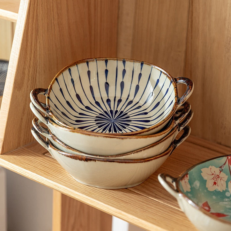 Flora Keramik Pasta Schalen