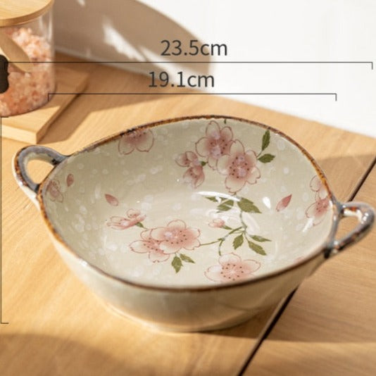 Flora Keramik Pasta Schalen
