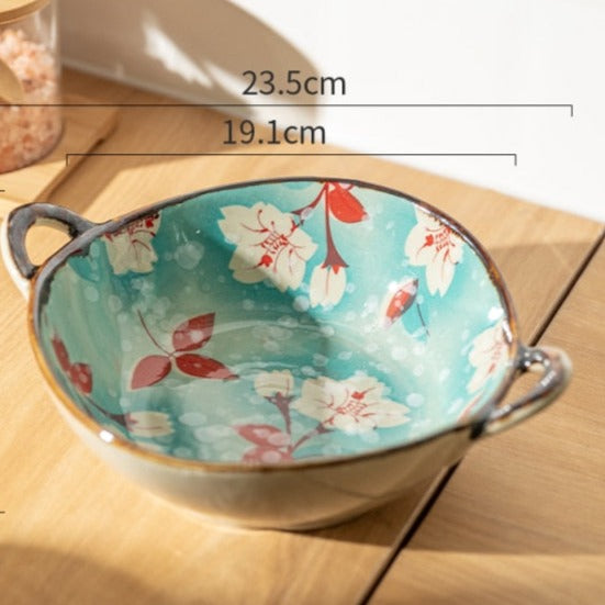 Flora Keramik Pasta Schalen